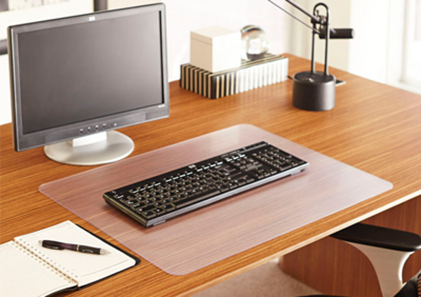Clear desktop top mat