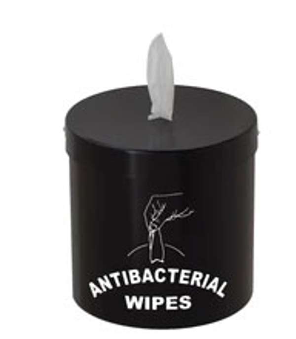 Wall Mounted Disinfecting Wipe Dispenser with Silk Screened Message