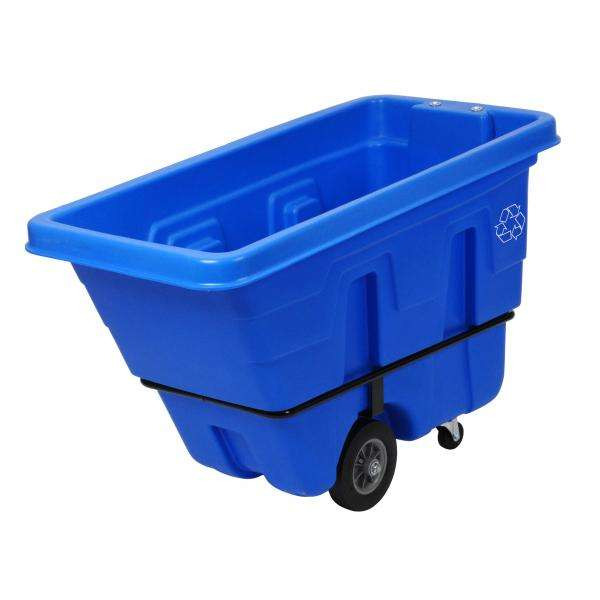 Details about   Black Plastic Trash Dump Tilt Truck Recycling 750 Lb Salvage Bin Wheeler Carry 
