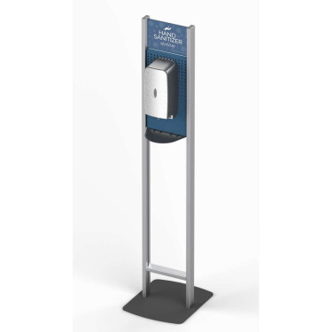 Aegis Hand Sanitizer Stand with Drip Tray & Hand Sanitizer Dispenser Model#SD602