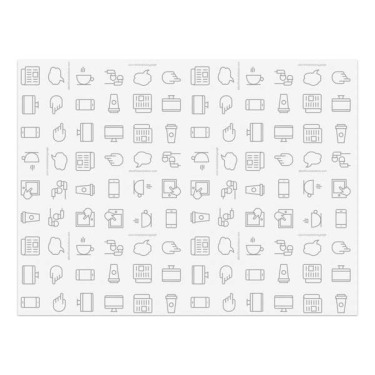 Paper Desk Mats / Daily Surfaces - 100 Sheets