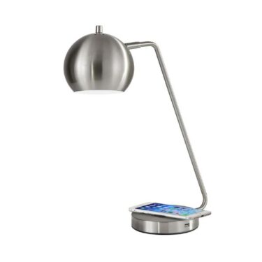 Emerson Desk Lamp with Wireless Charging
