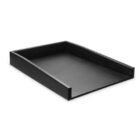 Classic Leather Single Letter Tray Desk Accessory